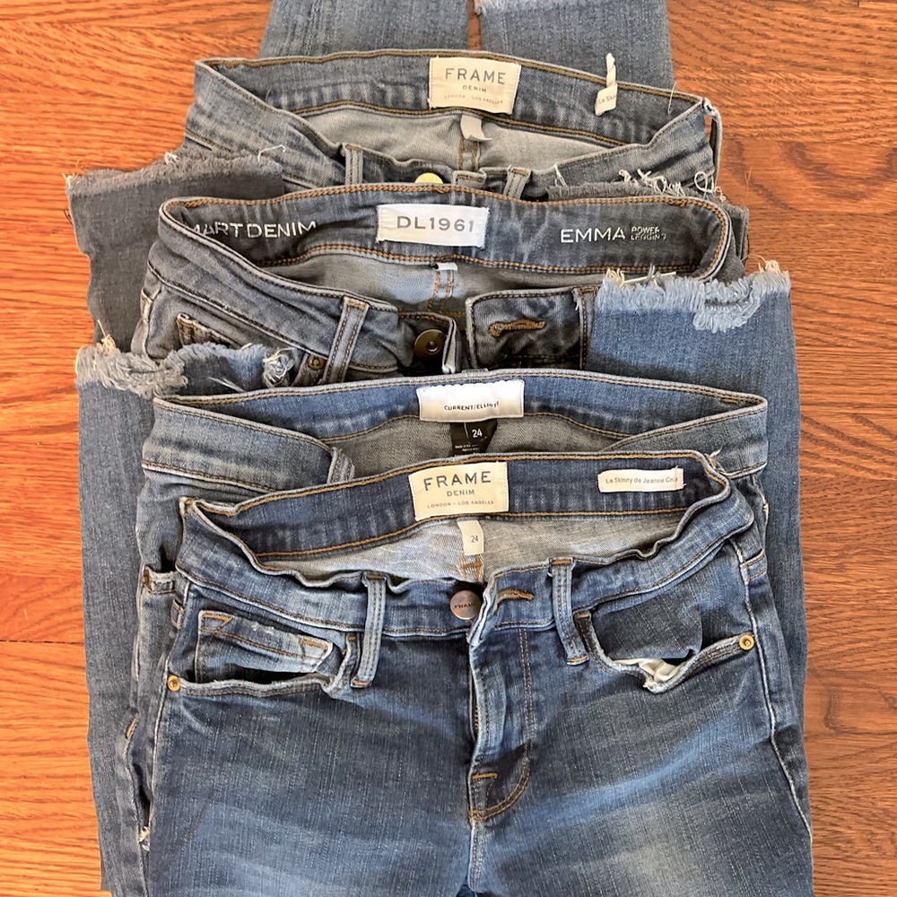 Frame DL1961 Current Elliott size 25 jeans bundle